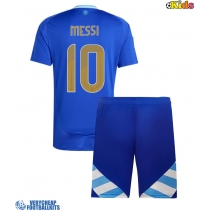 Argentina Lionel Messi #10 Replica Away Minikit Copa America 2024 Short Sleeve (+ pants)